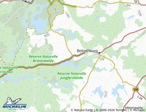 MICHELIN Hardenbeck map - ViaMichelin