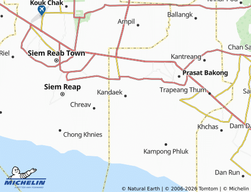 Mapa MICHELIN Kandaek - ViaMichelin