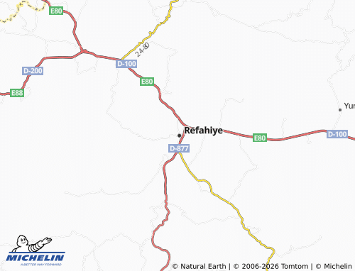 MICHELIN Camiişerif map - ViaMichelin