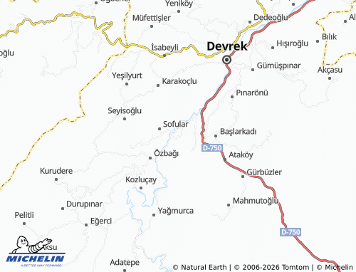 Mappa MICHELIN Özpınar - ViaMichelin