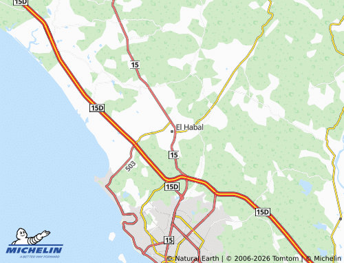 MICHELIN El Habal map - ViaMichelin