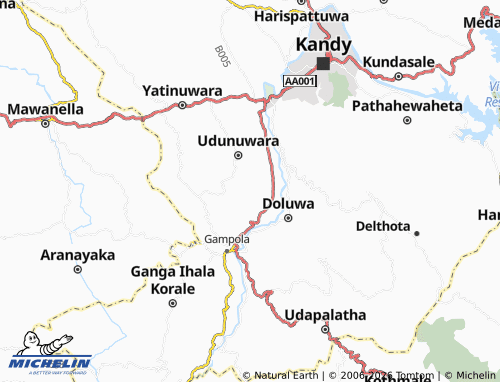 Mappa MICHELIN Thalawathura - ViaMichelin