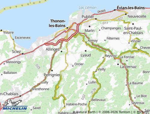 MICHELIN Sorcy map - ViaMichelin
