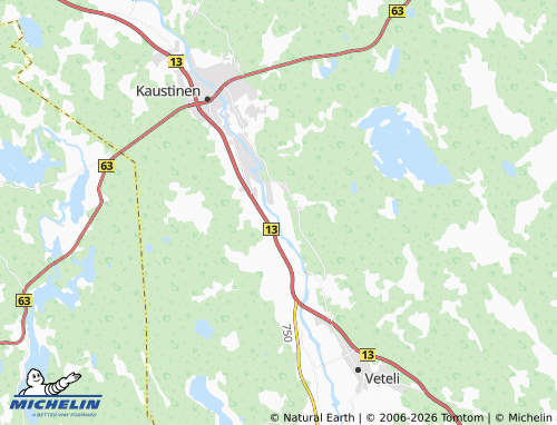 Carte MICHELIN Järvelä - ViaMichelin