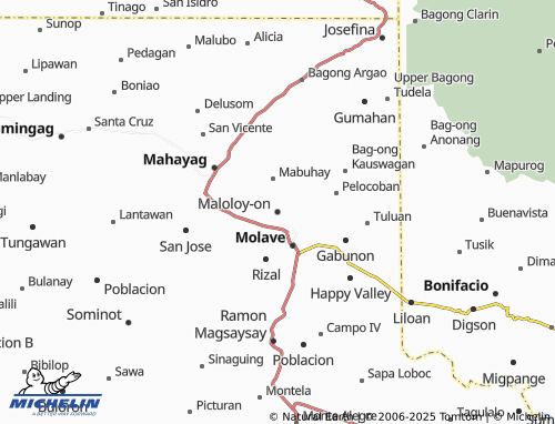 MICHELIN Maloloy-on map - ViaMichelin