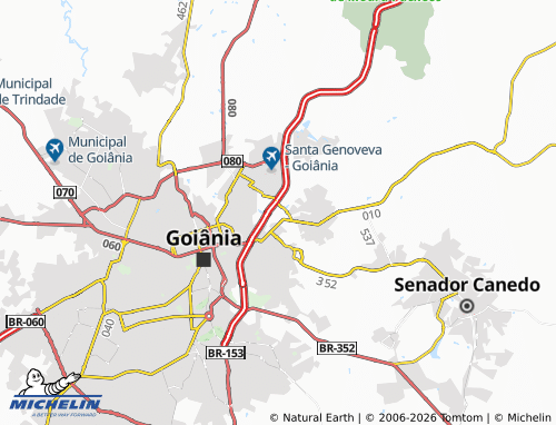 MICHELIN-Landkarte Conjunto Caiçara - ViaMichelin