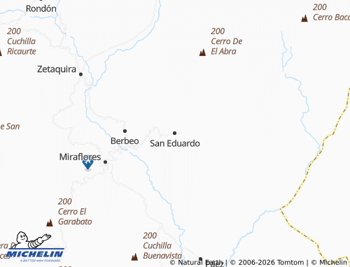 MICHELIN San Eduardo map - ViaMichelin