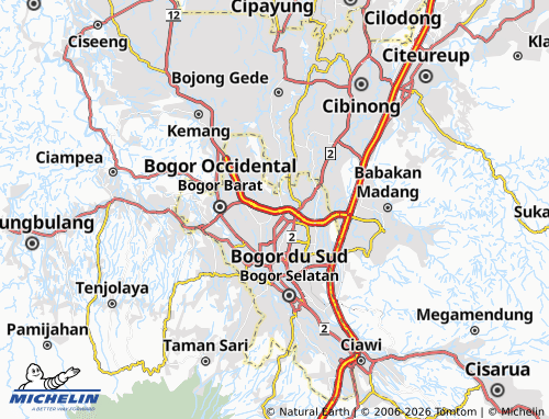 MICHELIN-Landkarte Kedung Badak - ViaMichelin