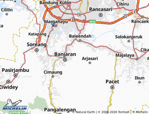 MICHELIN Lebakwangi map - ViaMichelin