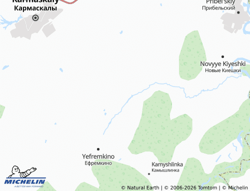 MICHELIN-Landkarte Mukayevo - ViaMichelin