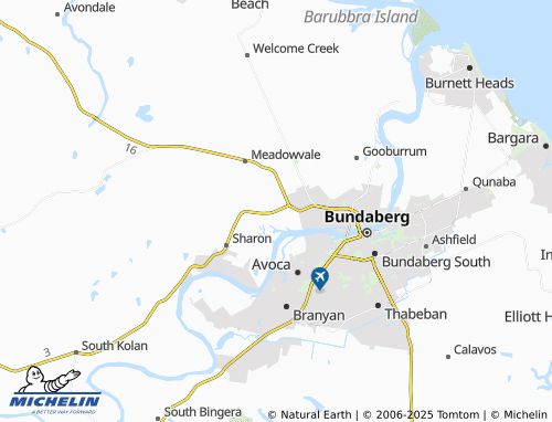 MICHELIN Oakwood map - ViaMichelin