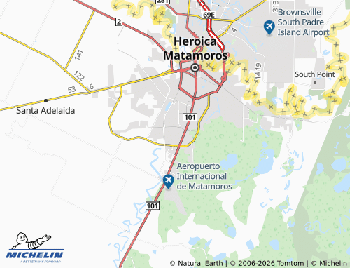 Mappa MICHELIN Francisco Villa Sur - ViaMichelin