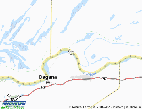 Mappa MICHELIN Gae - ViaMichelin