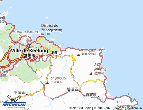 MICHELIN Jioufen map - ViaMichelin