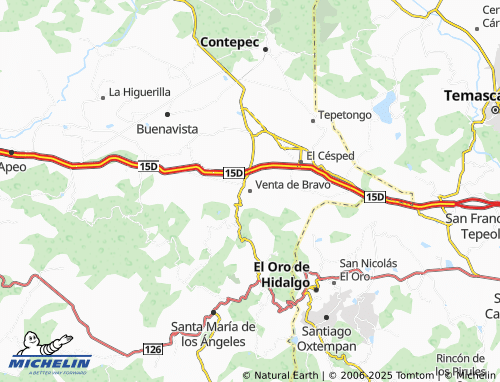 MICHELIN Venta de Bravo map - ViaMichelin
