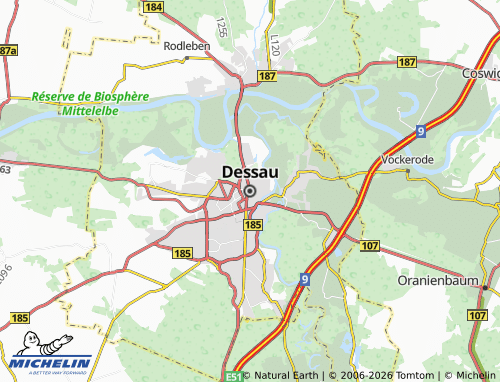 MICHELIN-Landkarte Dessau - ViaMichelin