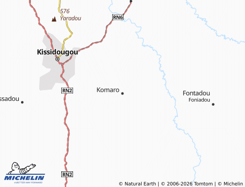 Mappa MICHELIN Komaro - ViaMichelin
