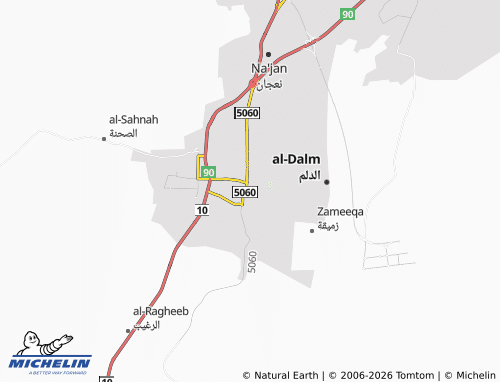 MICHELIN-Landkarte al-Nasiriyyah - ViaMichelin
