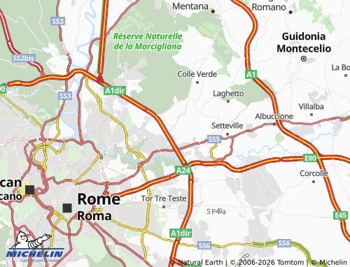 MICHELIN-Landkarte Casale Monastero - ViaMichelin