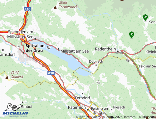 MICHELIN Dellach map - ViaMichelin