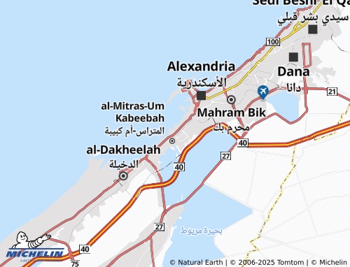 Kaart MICHELIN al-Wardyan Gharb - ViaMichelin