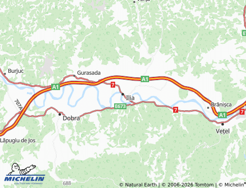 Mappa MICHELIN Ilia - ViaMichelin