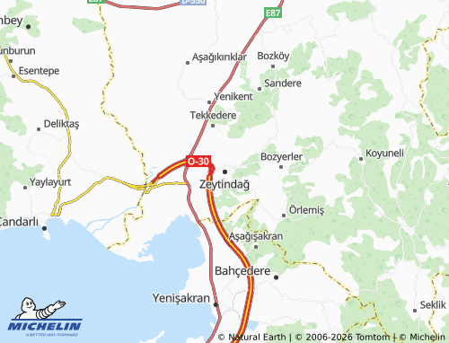 Mappa MICHELIN Zeytindağ - ViaMichelin