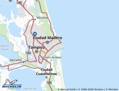 Mappa MICHELIN Emilio Carranza - ViaMichelin