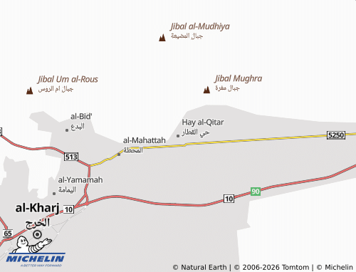Carte MICHELIN Hay al-Qitar - ViaMichelin