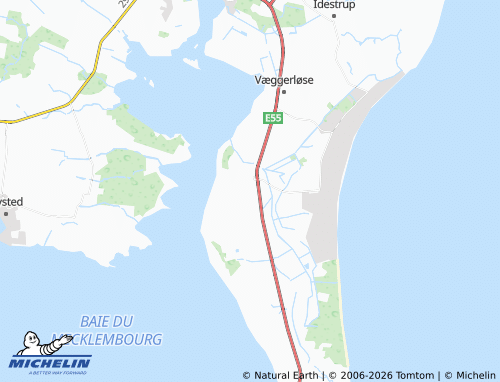 MICHELIN Bruserup map - ViaMichelin