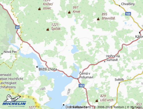 Kaart MICHELIN Olšina - ViaMichelin