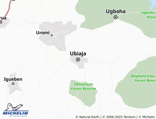 MICHELIN Ubiaja map - ViaMichelin