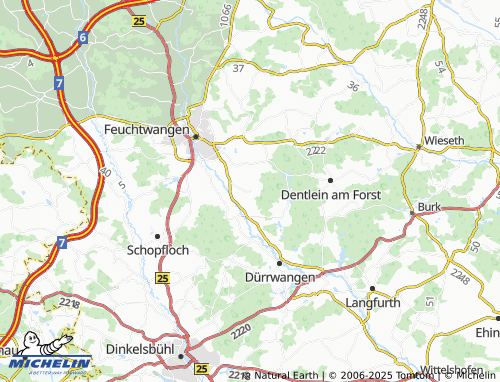 MICHELIN Bernau map - ViaMichelin