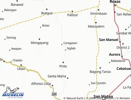 MICHELIN Ngileb map - ViaMichelin