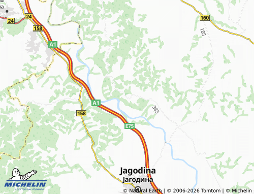 Mapa MICHELIN Rajkinac - ViaMichelin