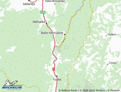 Mappa MICHELIN Pecinișca - ViaMichelin