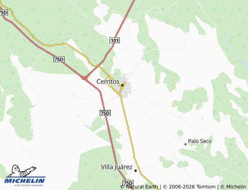 Carte MICHELIN De Guadalupe - ViaMichelin