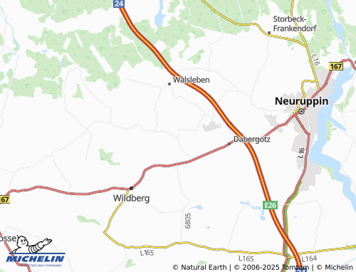 MICHELIN Gottberg map - ViaMichelin