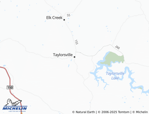 MICHELIN-Landkarte Taylorsville - ViaMichelin