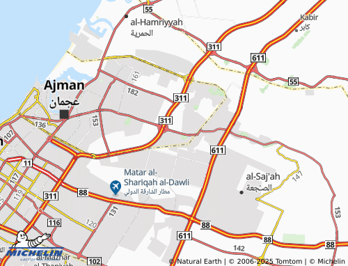 MICHELIN Yasmeen map - ViaMichelin