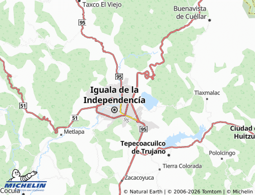 MICHELIN Lirios map - ViaMichelin