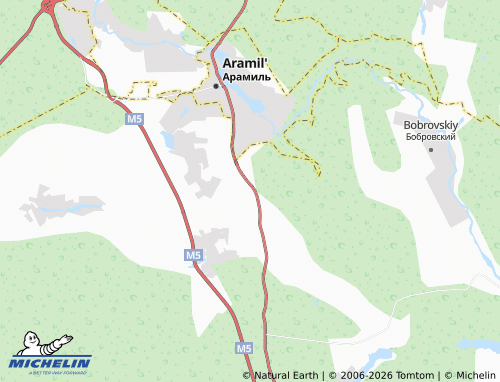 MICHELIN-Landkarte Berezki SNT - ViaMichelin