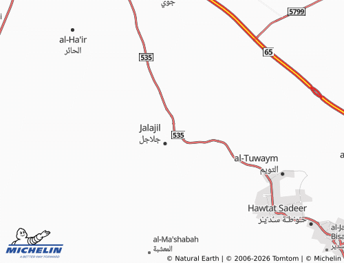 MICHELIN-Landkarte al-Shamaliyyah - ViaMichelin