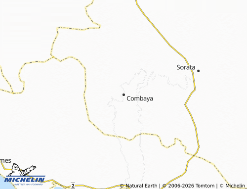 MICHELIN Combaya map - ViaMichelin