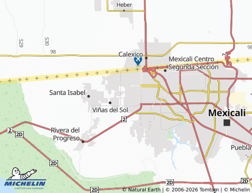 Mapa MICHELIN Municipio Libre - ViaMichelin