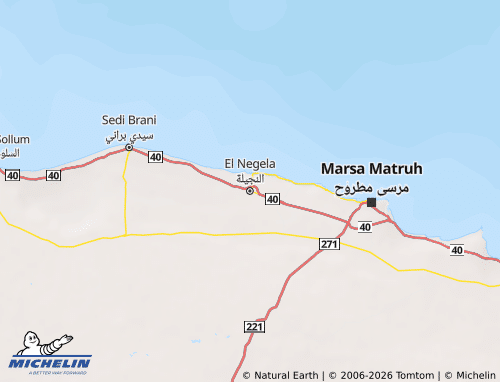 Mapa MICHELIN El Negela - ViaMichelin