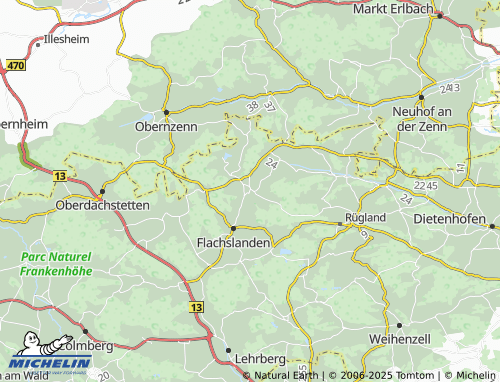 Mapa MICHELIN Neustetten - ViaMichelin