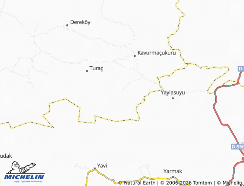 MICHELIN Dağyurdu map - ViaMichelin