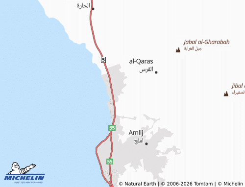 MICHELIN-Landkarte al-Qurs - ViaMichelin