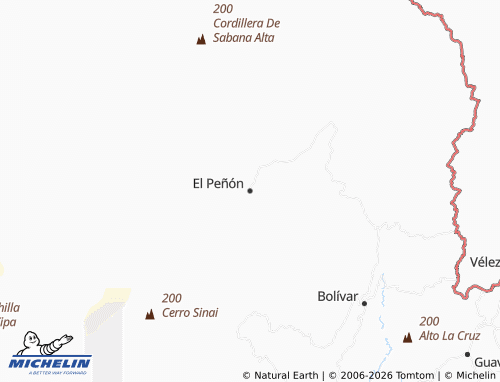MICHELIN El Peñón map - ViaMichelin
